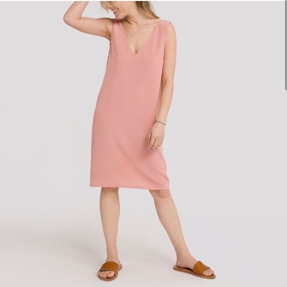Grana silk shift dress